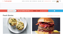 Desktop Screenshot of cookinglight.com
