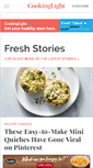 Mobile Screenshot of cookinglight.com