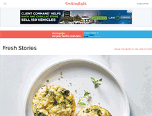 Tablet Screenshot of cookinglight.com